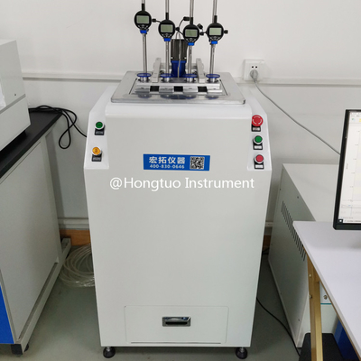 ASTM D1525 ASTM D648 Plastic Hdt Vicat Testing Tester 4 Racks di campionamento