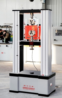100 KN macchina di prova universale a controllo informatico 10 TON struttura a doppia colonna