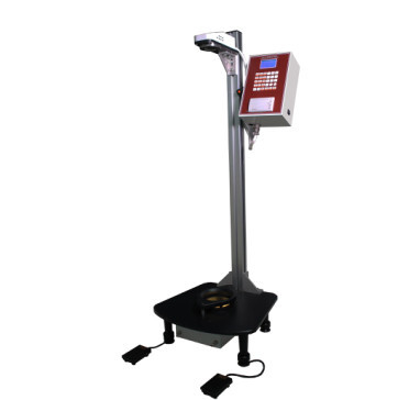 Tester di impatto a freccia a chiusura pneumatica con porta USB e porta micro stampante