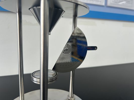 Misurazione dell'angolo di riposo della polvere Tester di flusso della polvere / analizzatore di liquidità della polvere