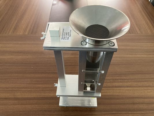 Attrezzatura per la prova della polvere in acciaio inossidabile / massometro per il controllo della densità apparente / Scott volumeter per il laboratorio