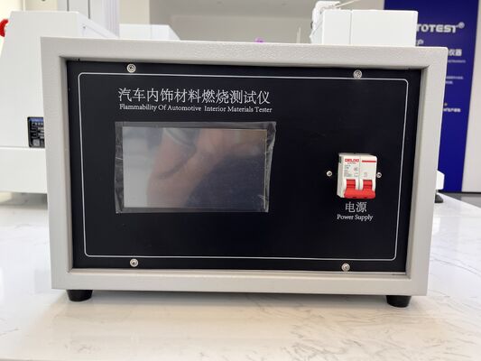 Tester di combustione interna di automobile controllato da touch screen