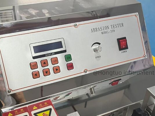 Macchina per prove di resistenza all'usura per prove di abrasione e durata dei materiali