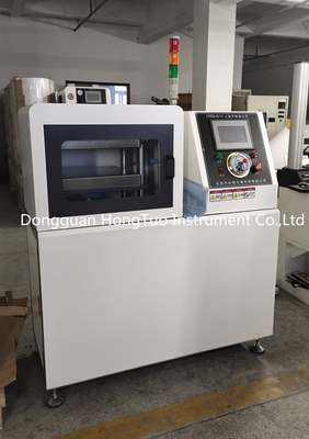PLC touch screen Piccola macchina di vulcanizzazione piatta per la plastica PE 5-30 tonnellate di capacità